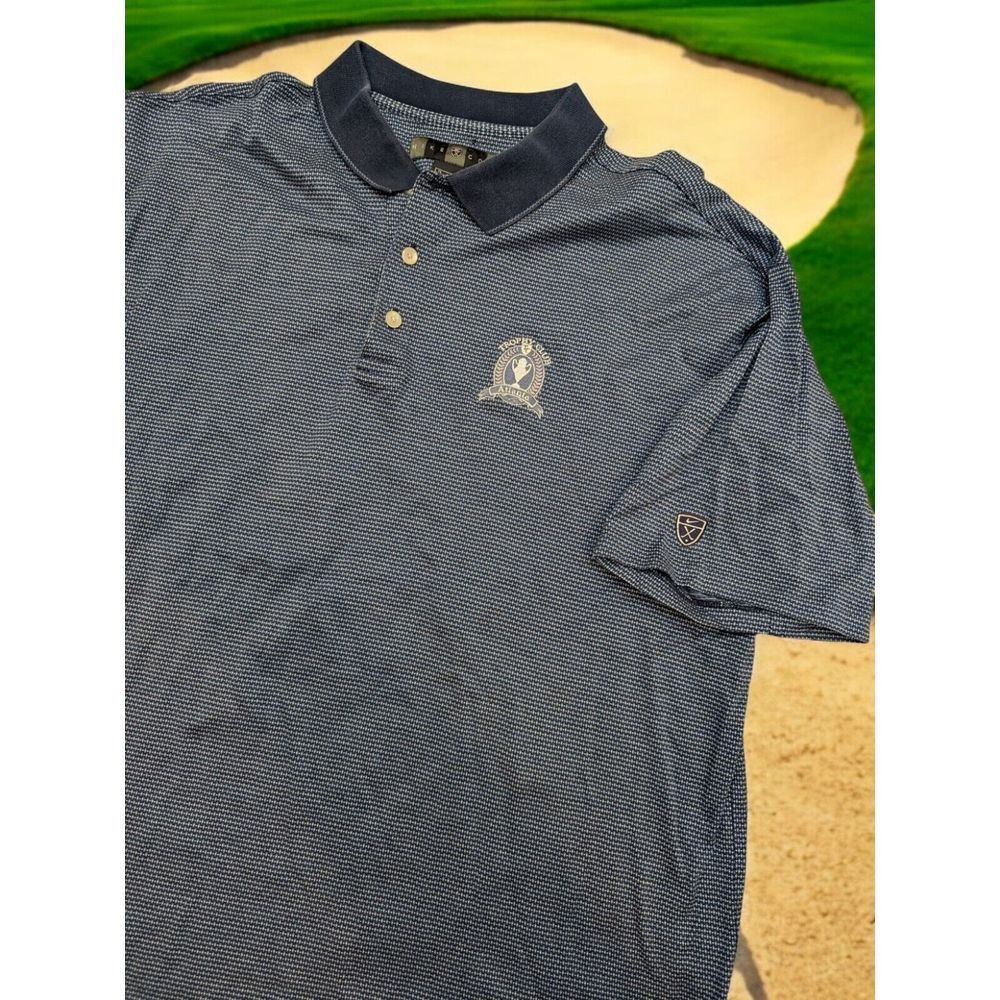 Vtg‎ Nike Golf Trophy Club Atlanta Cotton Polo Shirt - XL